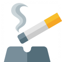 Ashtray Cigarette Icon 128x128