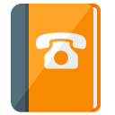 Book Telephone Icon 128x128