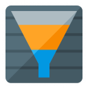 Chart Funnel Icon 128x128