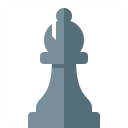 Chess Piece Bishop Icon 128x128