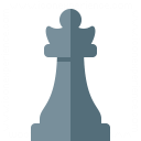 Chess Piece Queen Icon 128x128