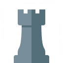 Chess Piece Rook Icon 128x128