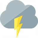 Cloud Flash Icon 128x128