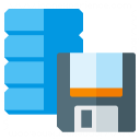 Data Floppy Disk Icon 128x128