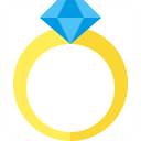 Diamond Ring Icon 128x128