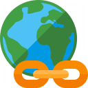 Iconexperience G Collection Earth Link Icon