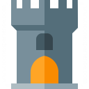 Fortress Tower Icon 128x128