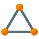 Graph Triangle Icon 128x128