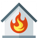 Home Fire Icon 128x128