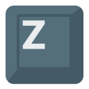 Keyboard Key Z Icon 128x128