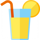 Lemonade Glass Icon 128x128