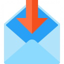Mail Into Icon 128x128