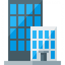 Office Building Icon 128x128