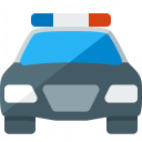 Police Car Icon 128x128