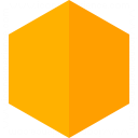 Shape Hexagon Icon 128x128