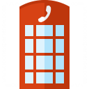 Telephone Box Icon 128x128