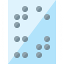 Text Braille Icon 128x128
