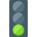 Trafficlight Green Icon 128x128