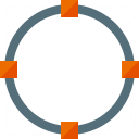 Vector Circle Icon 128x128