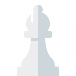 Chess Piece Bishop White Icon 256x256