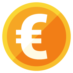 Currency Euro Icon 256x256