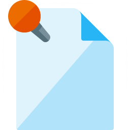 Document Pinned Icon 256x256