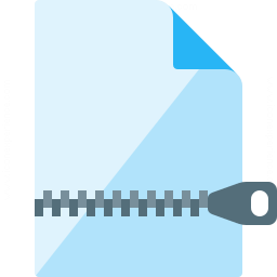 Document Zip Icon 256x256