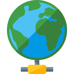 Earth Network Icon 256x256