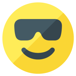 Emoticon Cool Icon 256x256