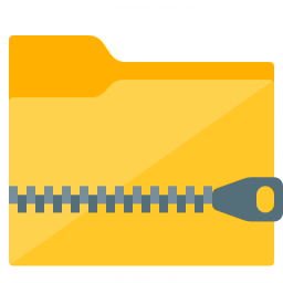 Folder Zip Icon 256x256