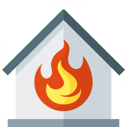 Iconexperience G Collection Home Fire Icon