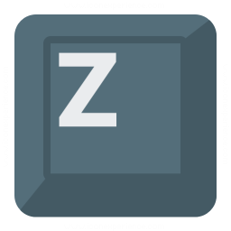 Keyboard Key Z Icon 256x256