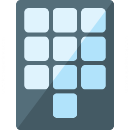 Numeric Keypad Icon 256x256