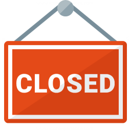 Signboard Closed Icon 256x256