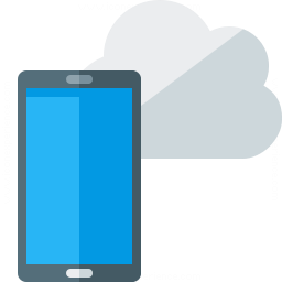 Smartphone Cloud Icon 256x256