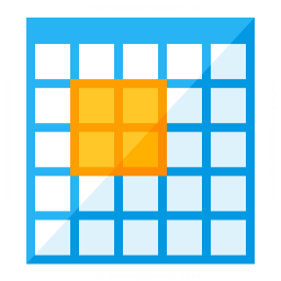 Table Selection Block Icon 256x256