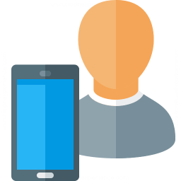 User Smartphone Icon 256x256