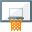 Basketball Hoop Icon 32x32