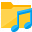 Folder Music Icon 32x32