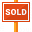 Signboard Sold Icon 32x32
