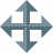Arrow Cross Icon 48x48