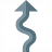 Arrow Squiggly Icon