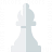 Chess Piece Bishop White Icon