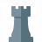Chess Piece Rook Icon 48x48