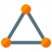 Graph Triangle Icon 48x48