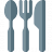 Knife Fork Spoon Icon 48x48