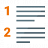 List Style Numbered Icon