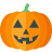Pumpkin Halloween Icon 48x48