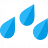 Rain Drops Icon 48x48