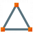 Vector Triangle Icon 48x48